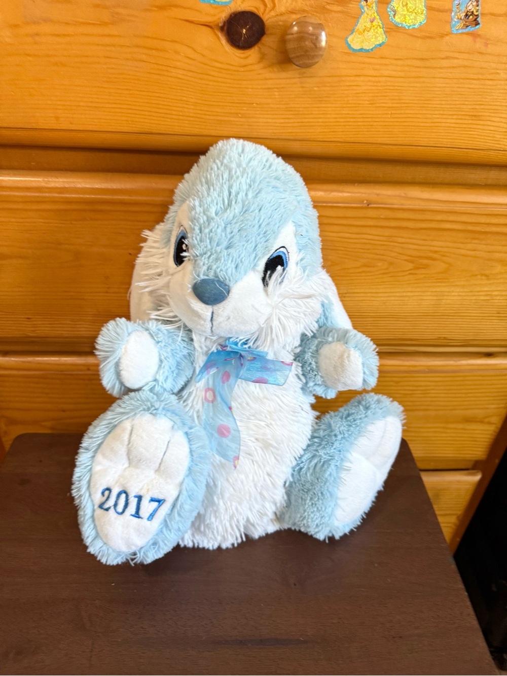 2017 Dan Dee Collector's Choice Blue Easter Bunny Rabbit 15"